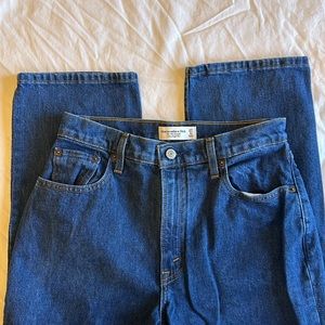 Curve Love A&F 90’s Straight Ultra High Rise Jeans